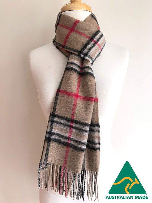 Australian Alpaca Scarf Tartan Classic Check - 1