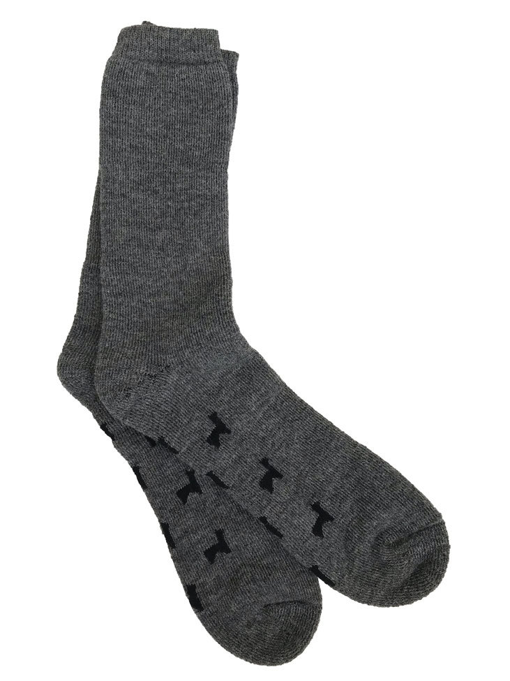 Outdoor Thick Alpaca Socks - Grey - 1