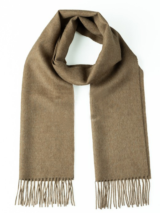 Alpaca Classic Scarf - Latte - 1