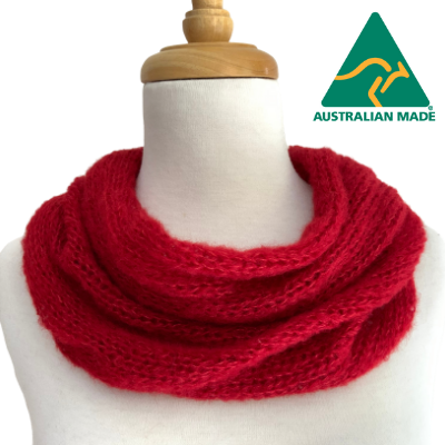 Melanie Divine Neckwarmer - Cherry - 1