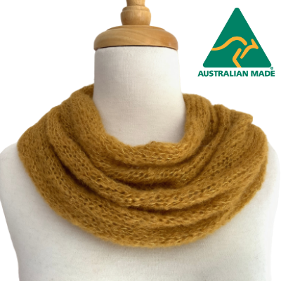 Melanie Divine Neckwarmer - Amber Gold - 1