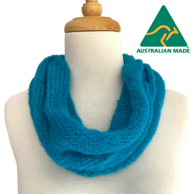 Melanie Divine Neckwarmer - Aqua - 1