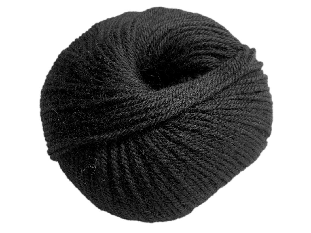 100% Baby Alpaca - Black - 1