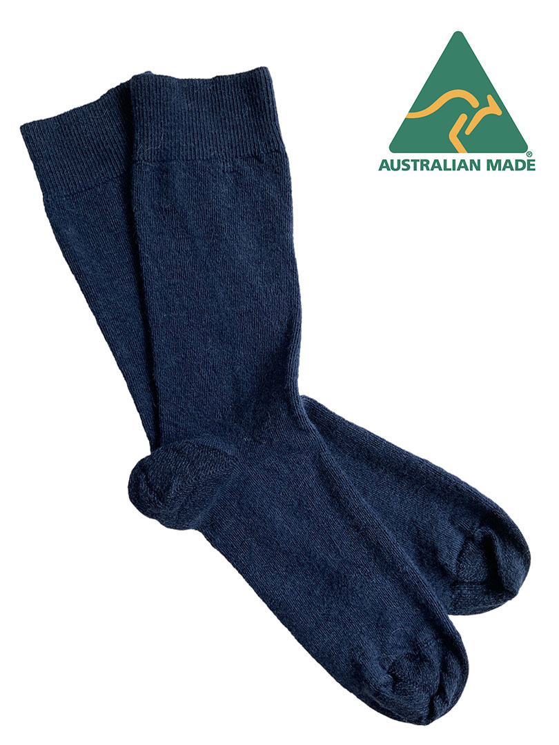 Alpaca Classic Comfort Sock - Denim - 2