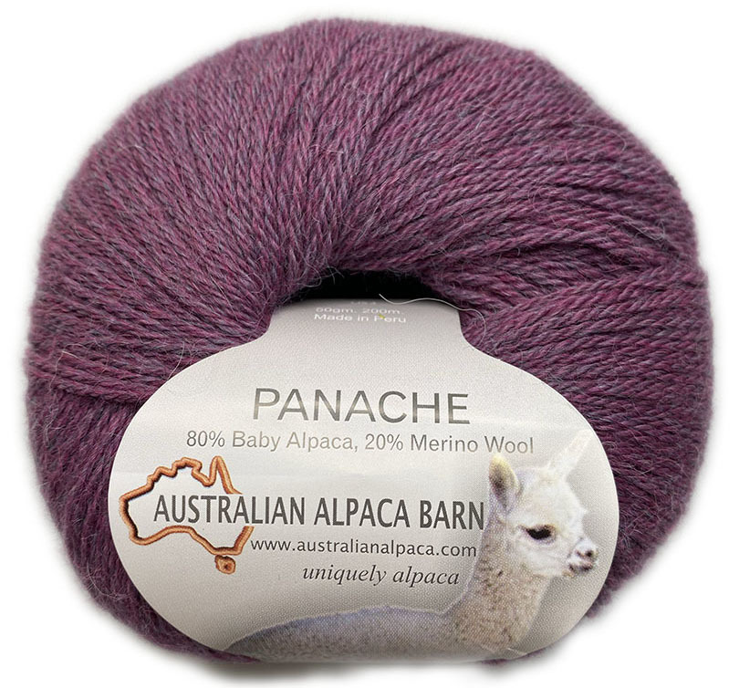 Panache Yarn - Grape Melange - 1
