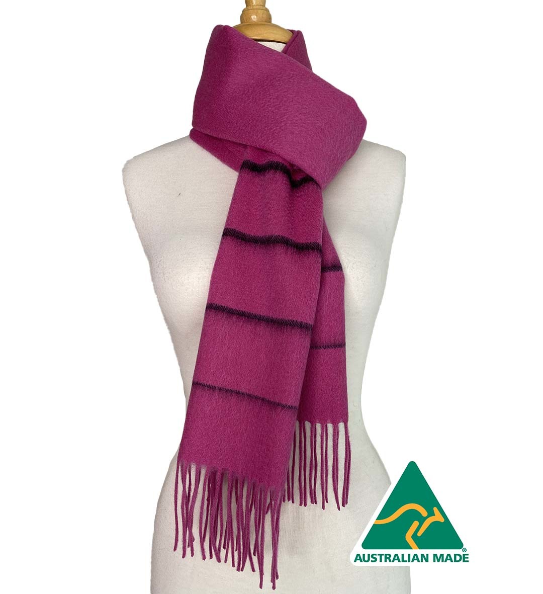 Australian Alpaca Scarf Pretty Pink - 1