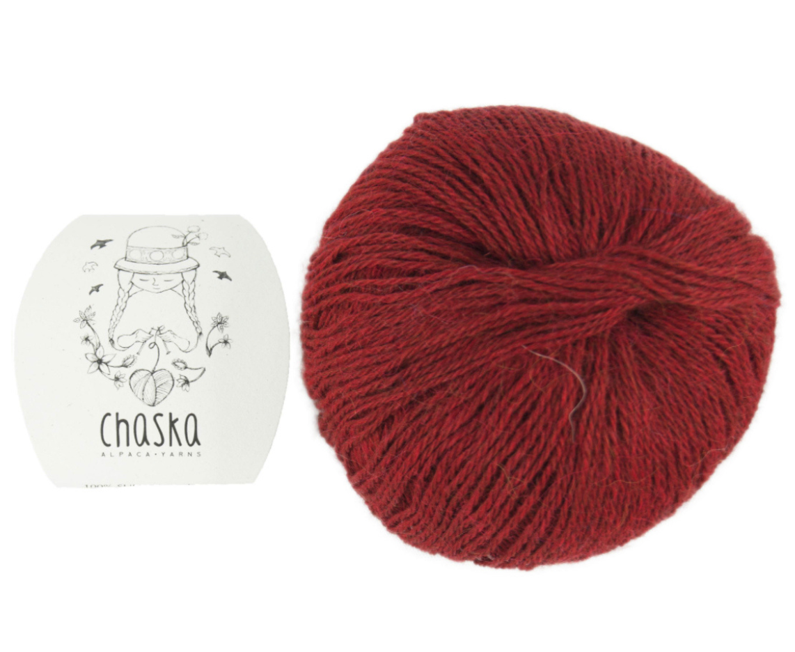 Chaska 4ply - Red Melange - 1