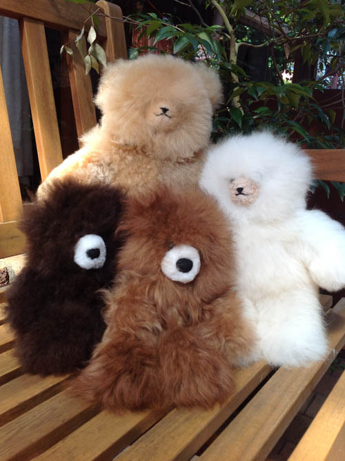 Alpaca Teddy Bear - Huacaya Medium 240mm - 2
