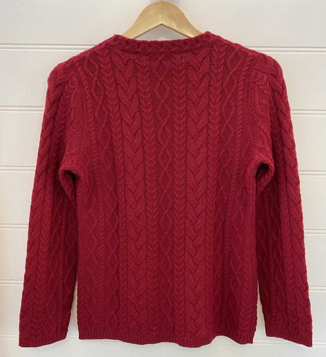 Fieke Cable Sweater - Red - 2