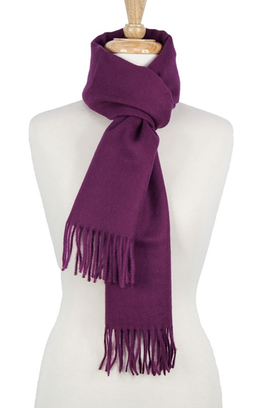 Alpaca Classic Scarf - Grape - 1