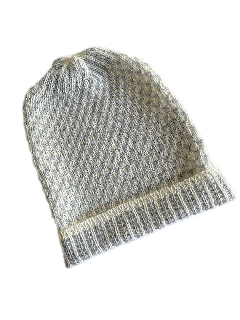 NEW - Nogal Beanie Silver/Cream - 1