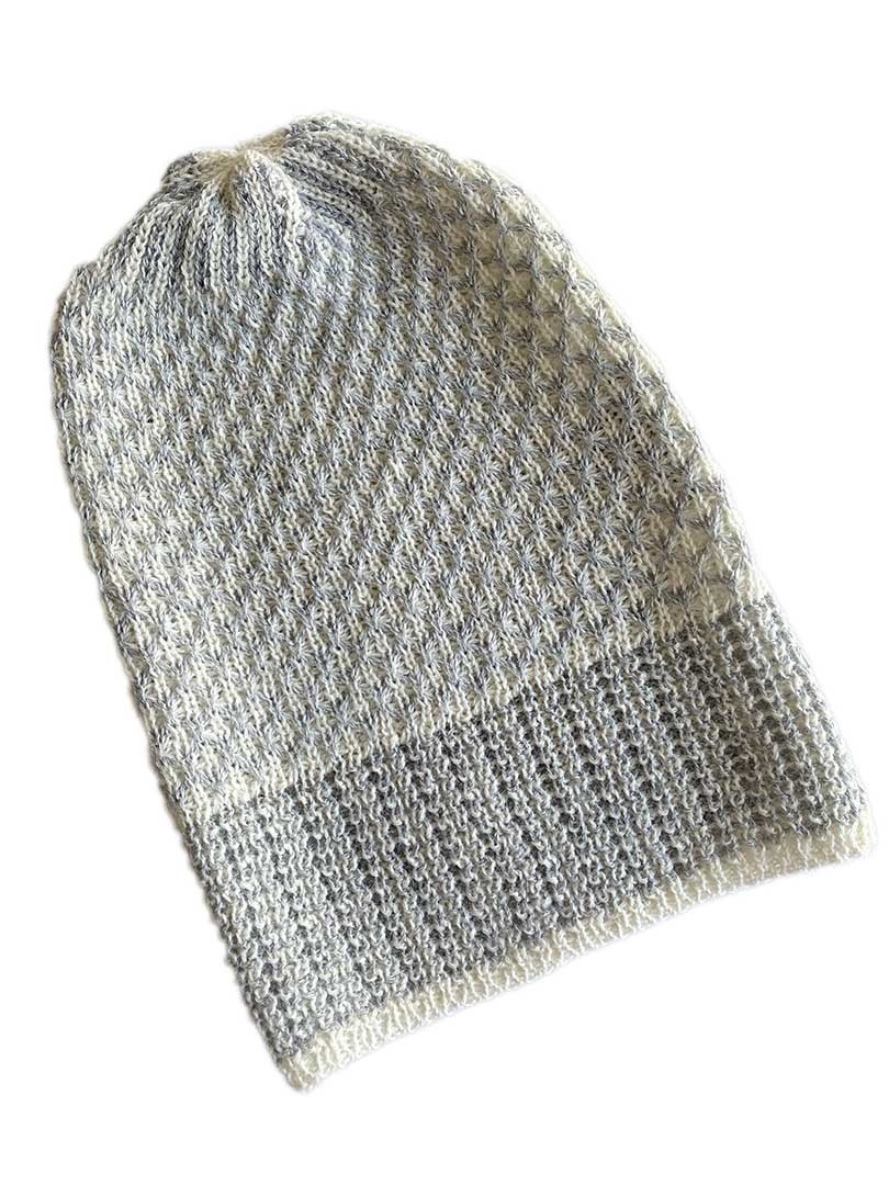 NEW - Nogal Beanie Silver/Cream - 2