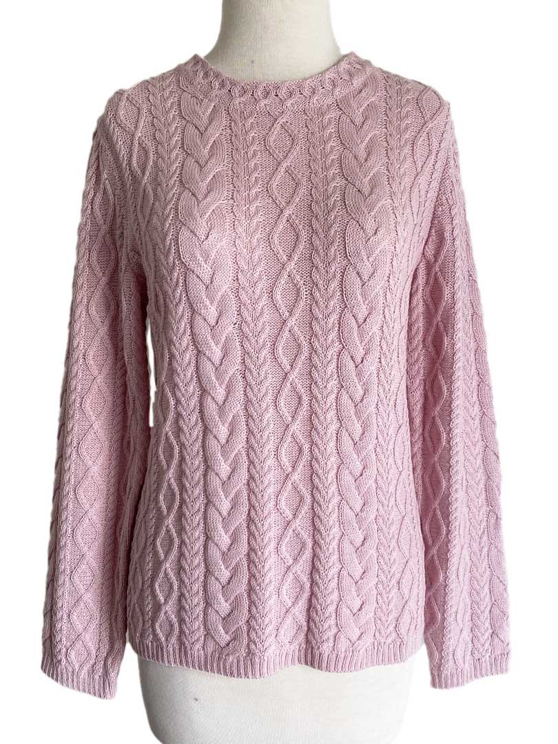 NEW - Fieke Cable Sweater - Pink - 1