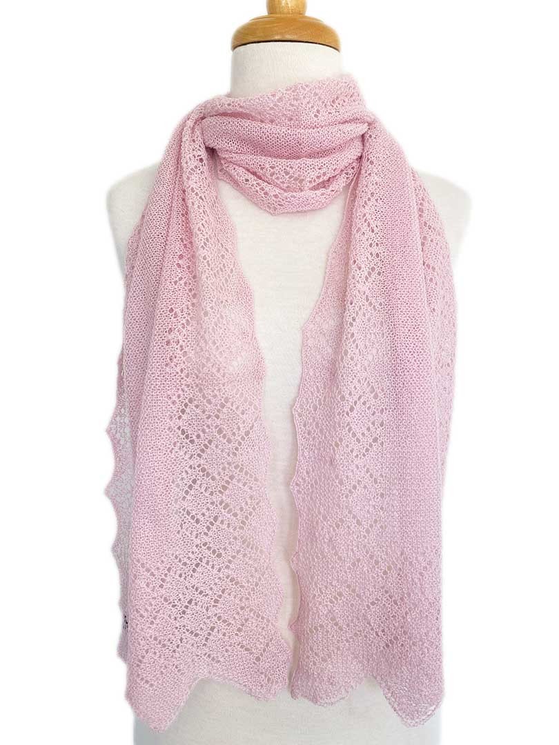 NEW - Antonella Lace Scarf - Pink - 1
