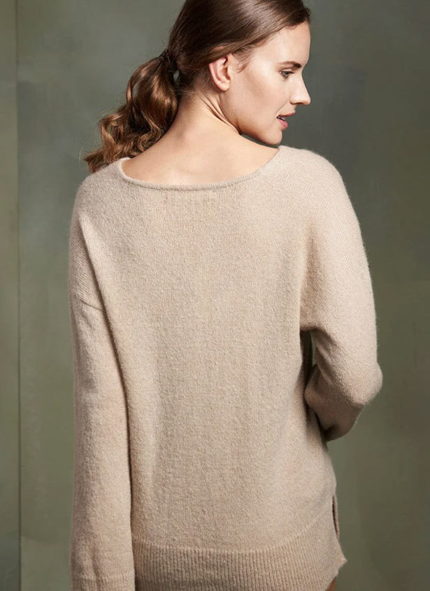 NEW - TAMMY SWEATER BABY ALPACA & SILK - NOMAD - 2