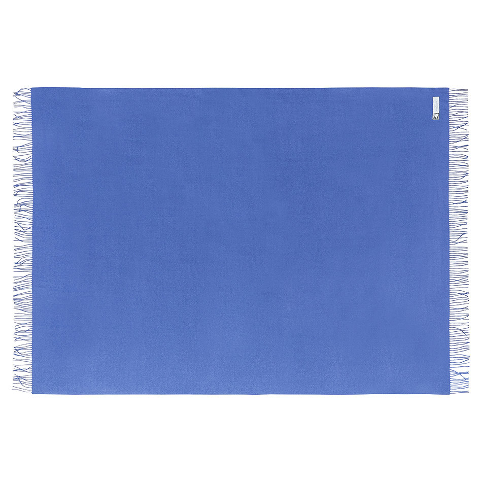100% Baby Alpaca Amanda Throw - Lavender Blue - 2