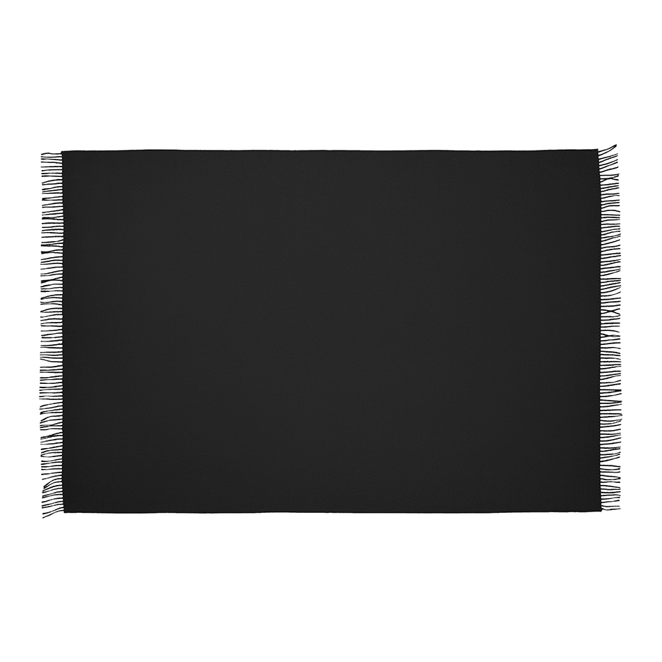 100% Baby Alpaca Amanda Throw - Coal - 2