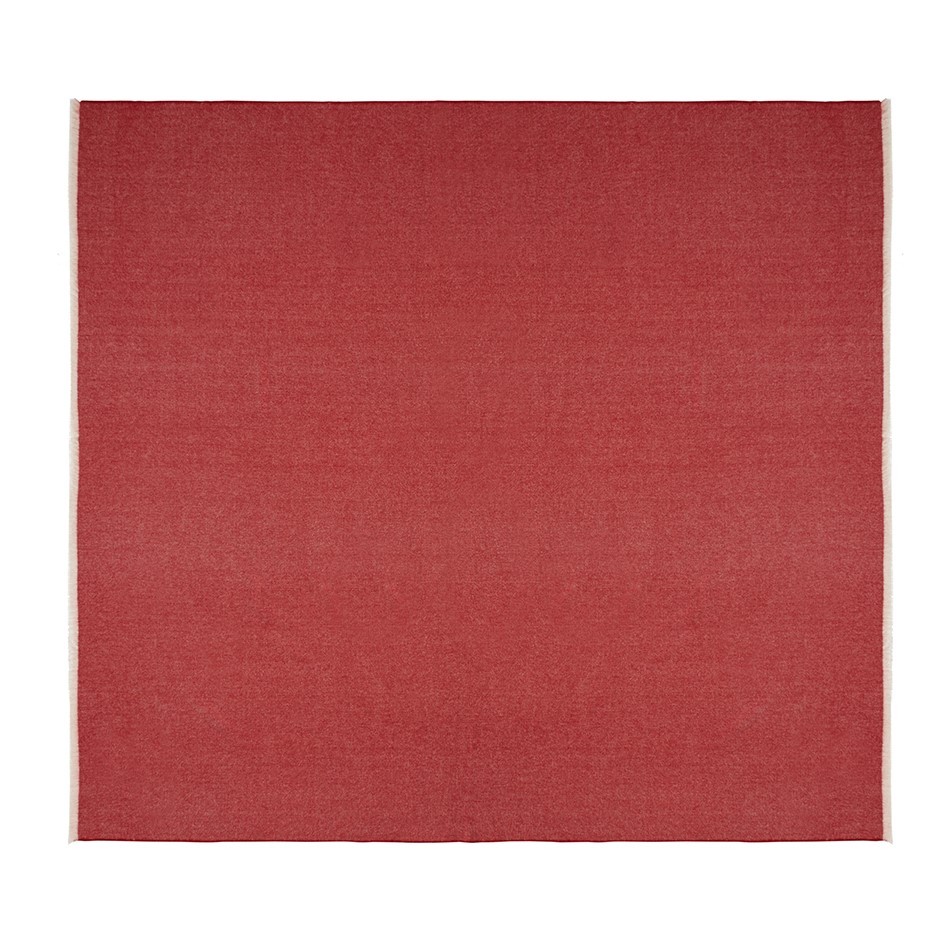 100% Premium Baby Alpaca Pedro Throw - Sailor Red - 2
