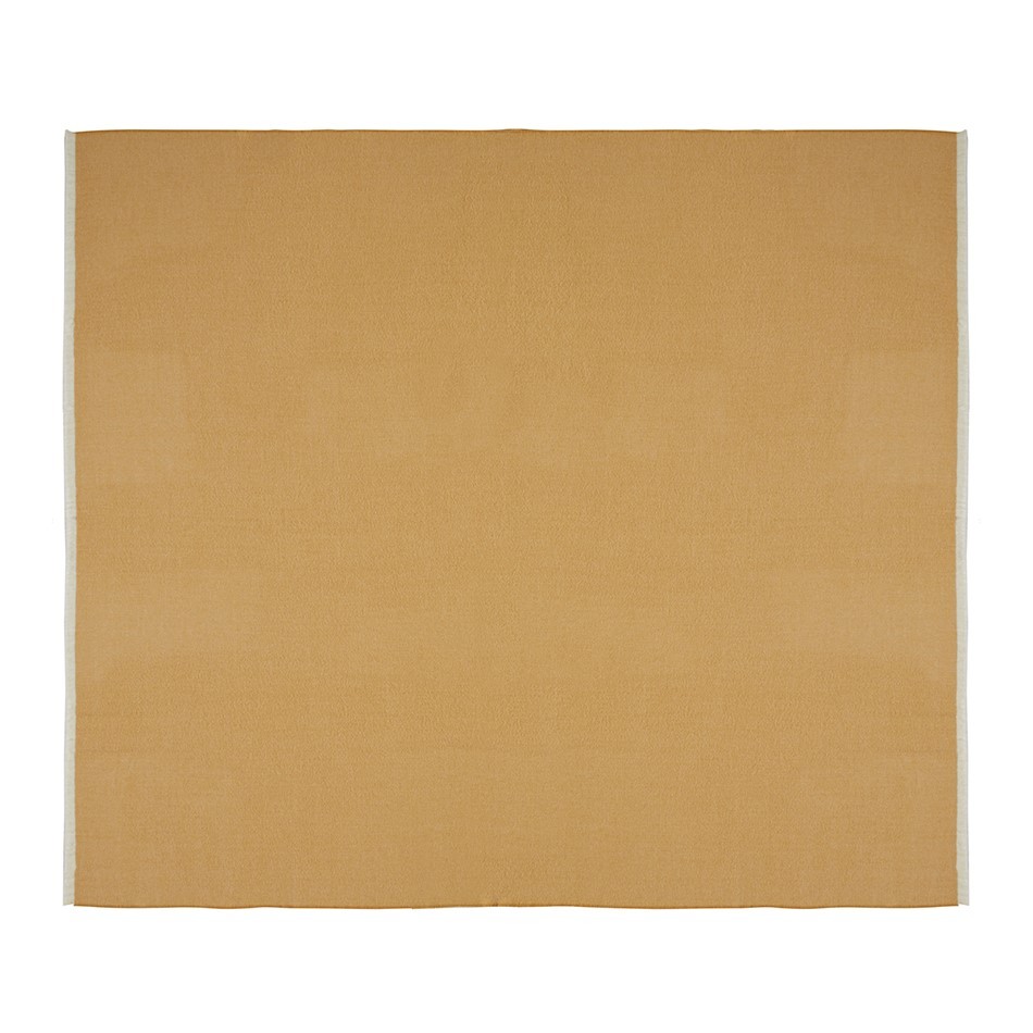 100% Premium Baby Alpaca Pedro Throw - Honey White - 2