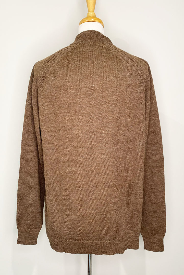 Daniel Zip Cardigan - Nutmeg - 2
