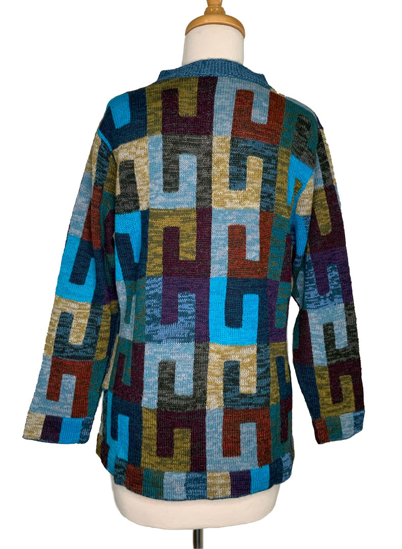 Hand Knitted Long Cardigan Joanna - 2