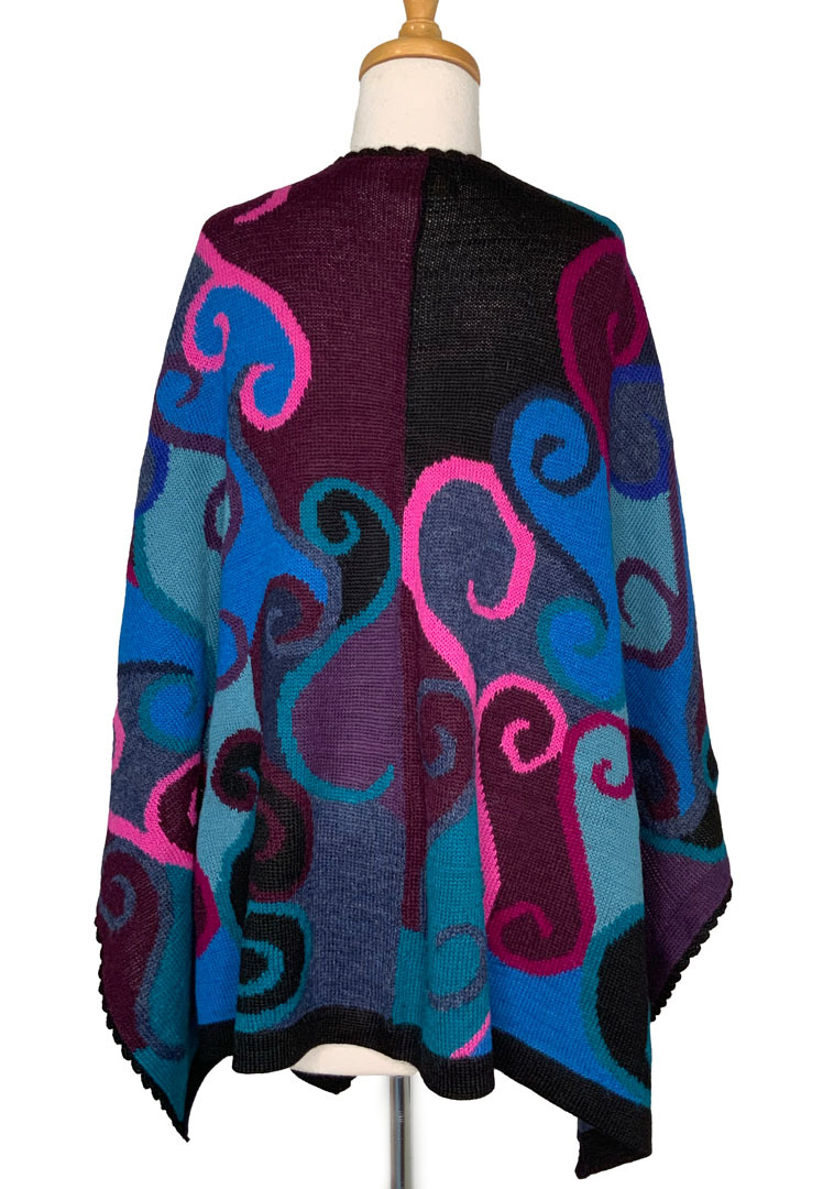 Hand Knitted Cape - Jacinta - 2