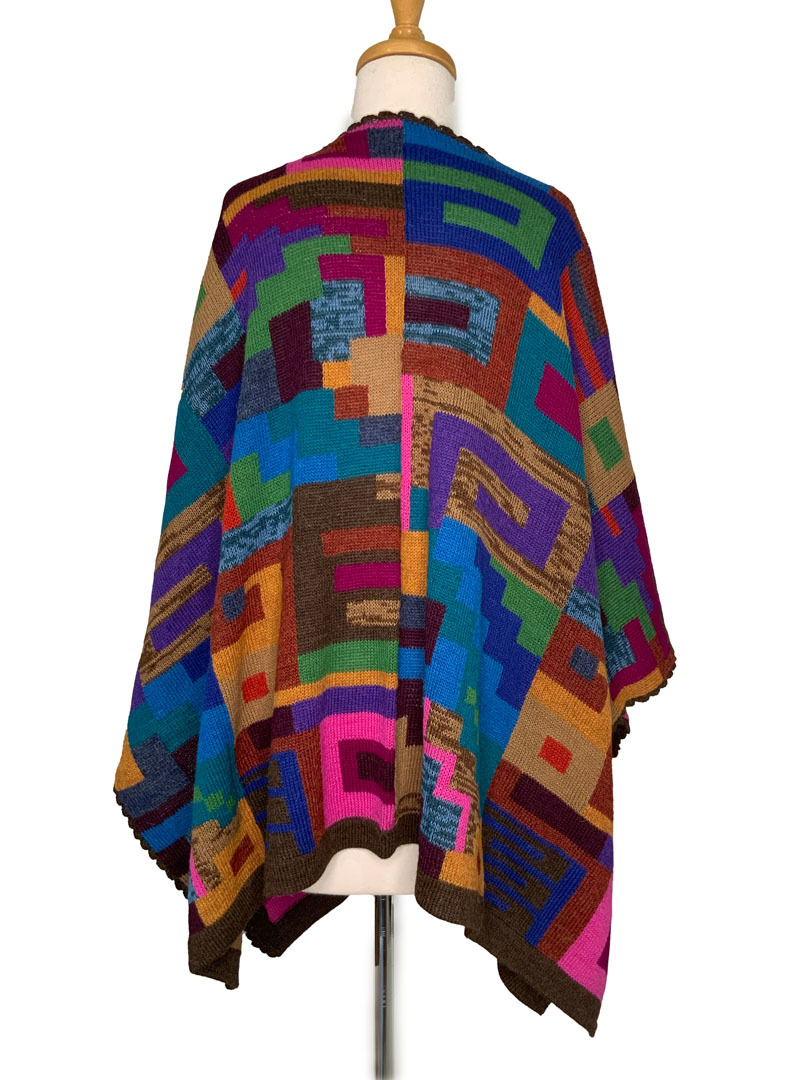 Hand Knitted Cape - Jaada - 2