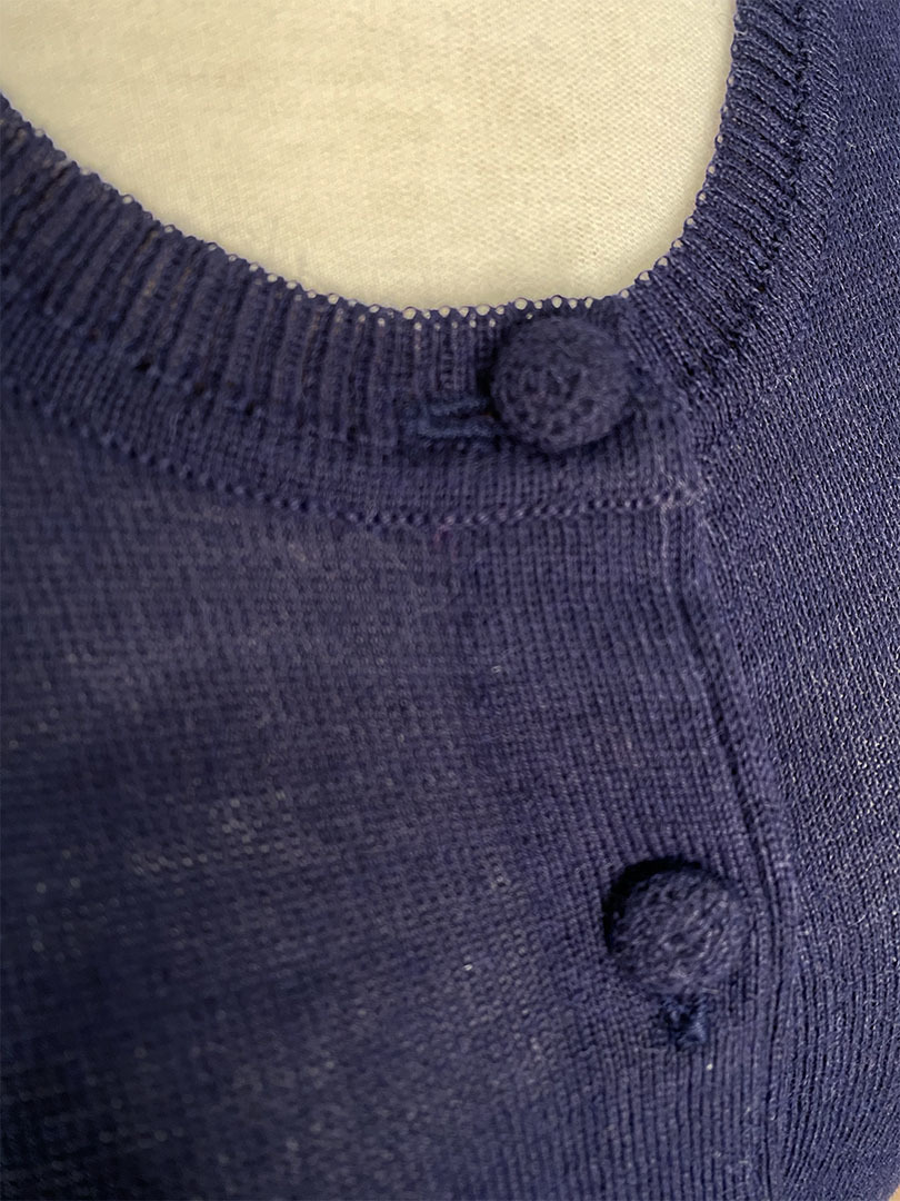 Sharon Cardigan - Navy - 3