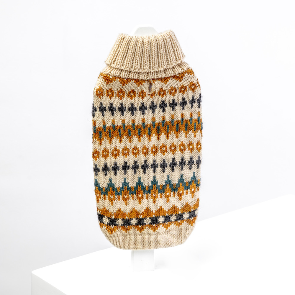 Dog Sweater - Golden Dreams - Size XS - 3