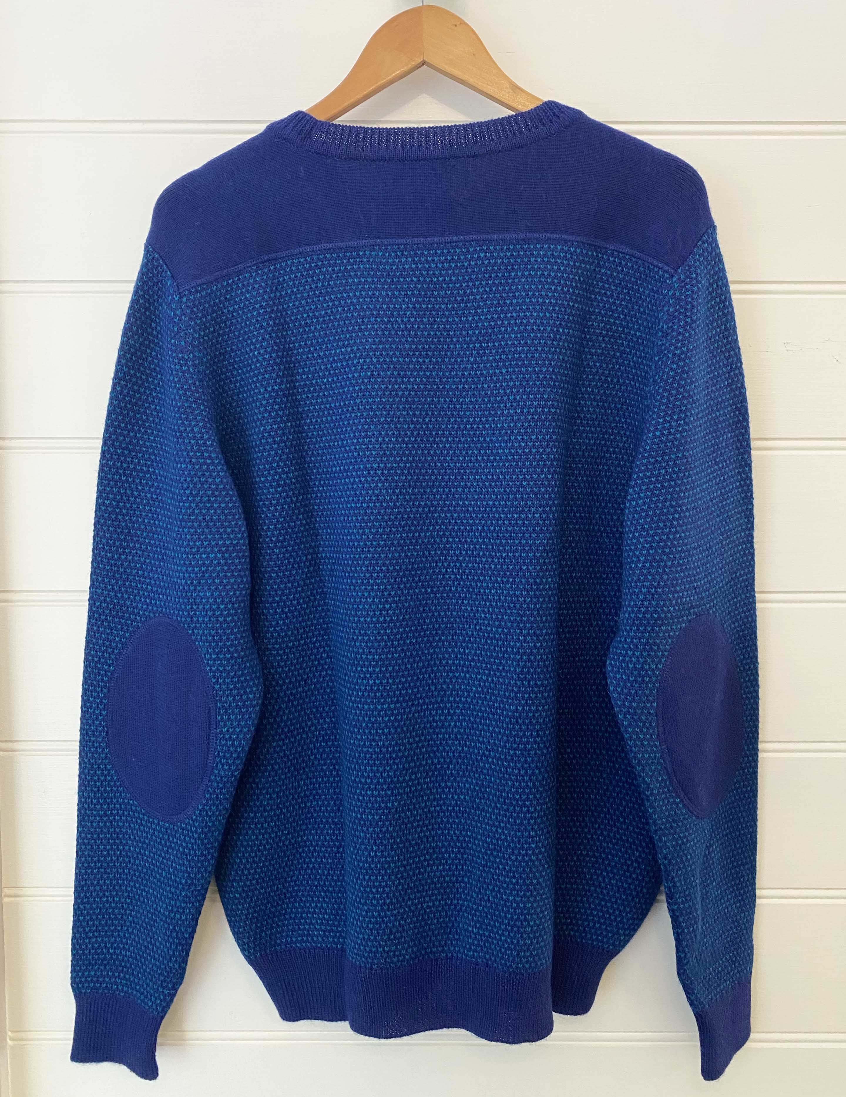 NEW - Pique Sweater - Navy/Teal - 2