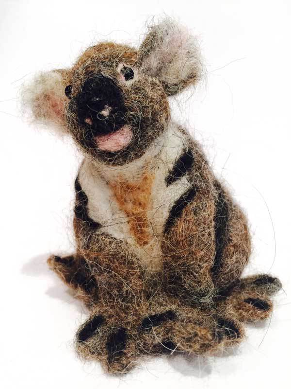 Needle Felted Koala - 1