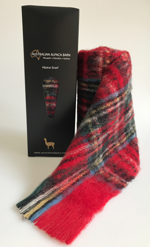 Brushed Baby Alpaca Scarf - Royal Stewart - 1