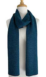 Knitted Herringbone Scarves