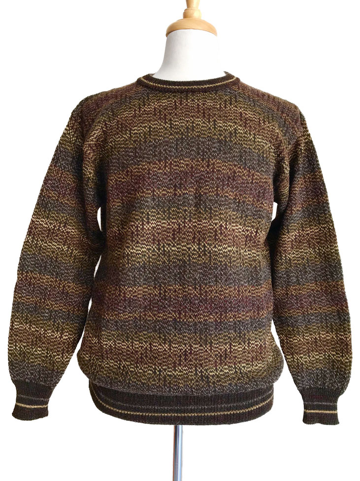 AUSTRALIAN ALPACA BARN - Luigi Crew Sweater Browns