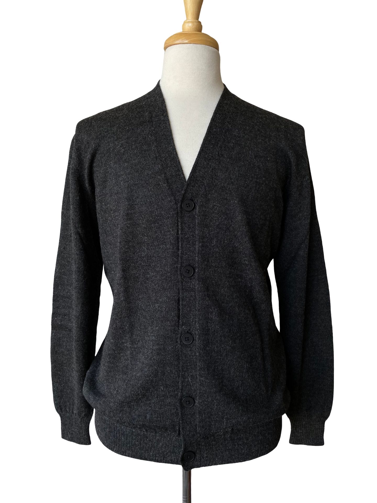 AUSTRALIAN ALPACA BARN - Bruce Cardigan Charcoal