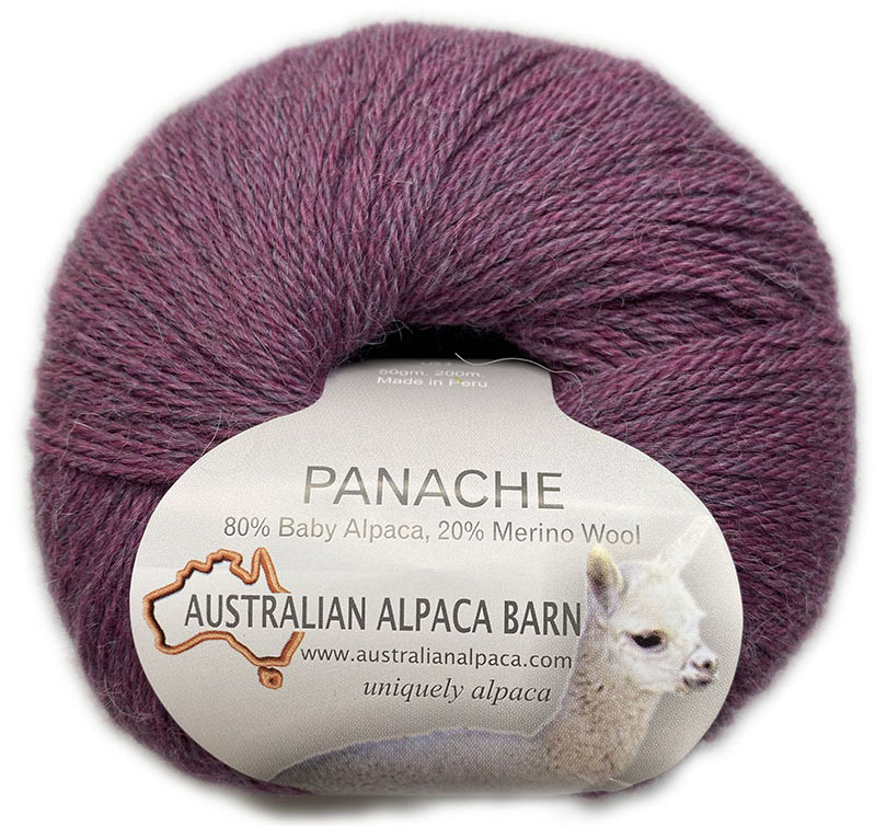 Panache Yarn - Grape Melange -1