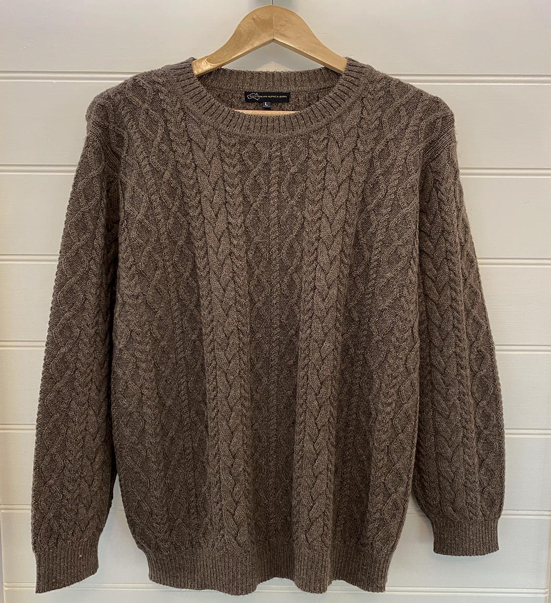 Ronaldo Cable Sweater - Nutmeg -1
