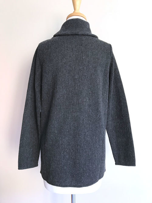 Caletti Roll Neck Links Tunic - Charcoal - 2
