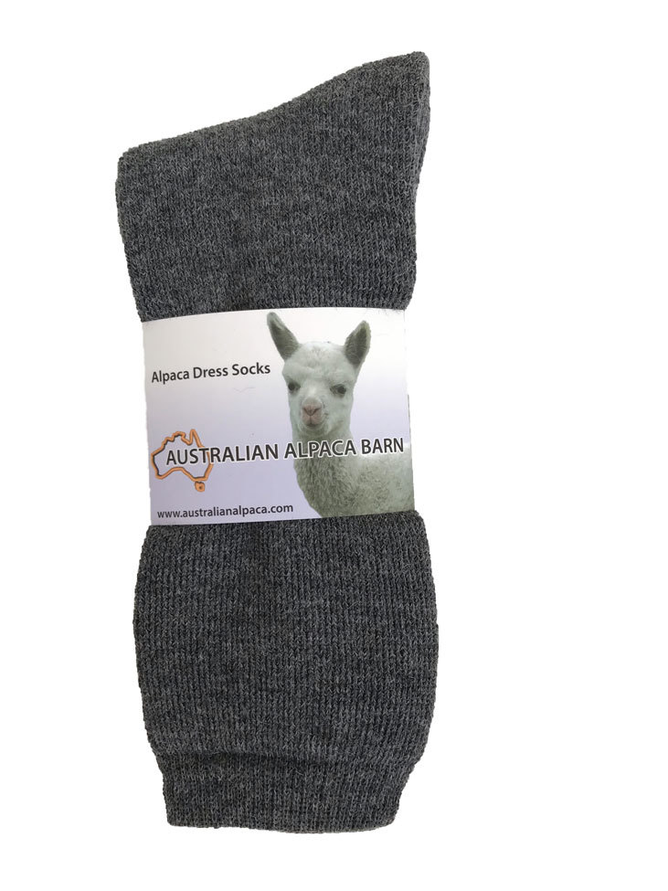 Outdoor Thick Alpaca Socks - Grey - 2