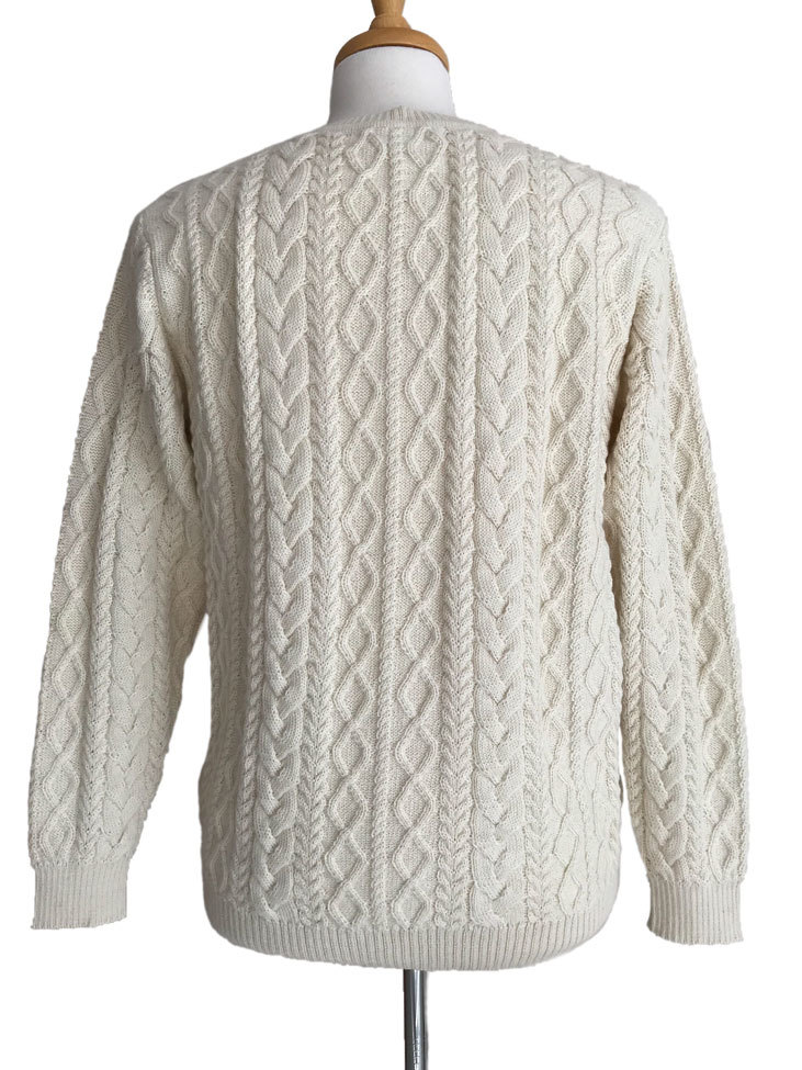 Ronaldo Cable Sweater - Cream - 2