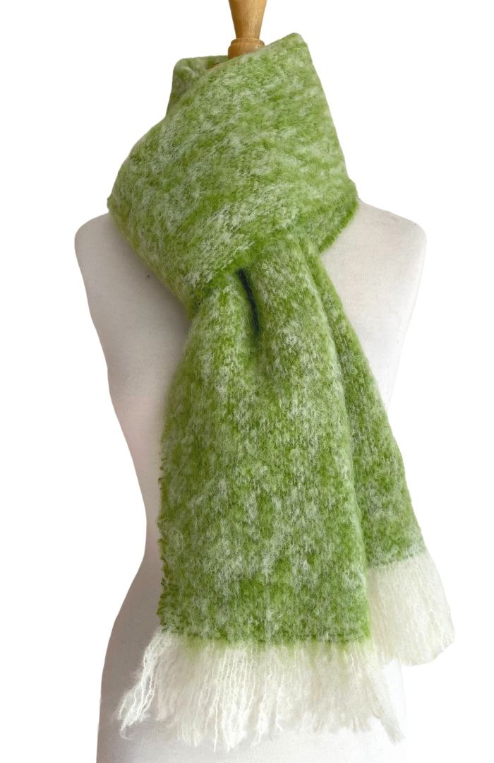 Alpaca Brushed Scarf - Frosted Vine - 1