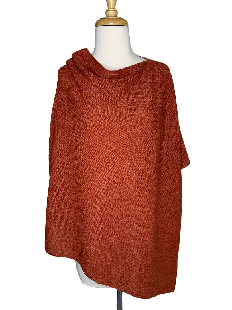 Sorpresa Poncho - Rust Melange - 1