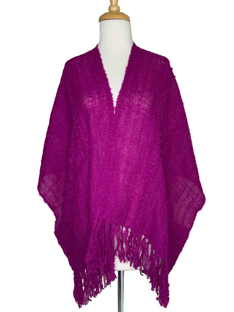 Edith Cape/Shrug Magenta - 1