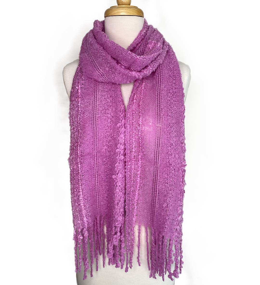 REBECA PINK SCARF - 1