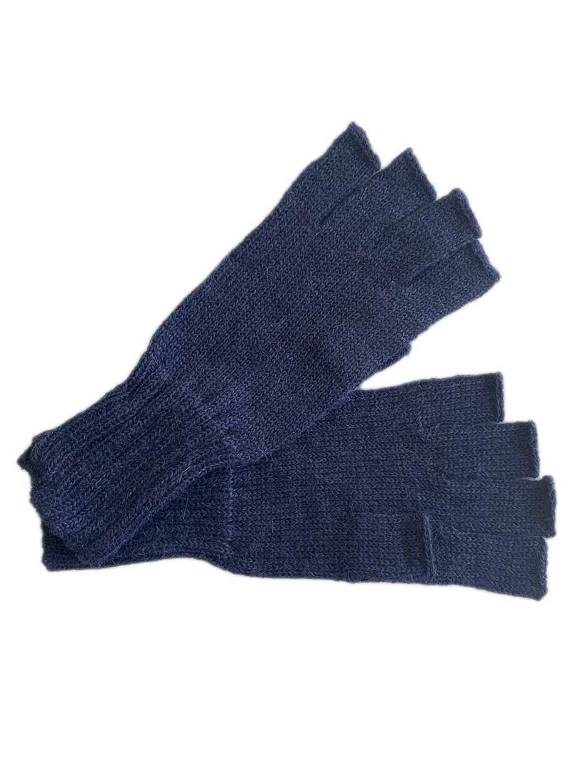 Jesse Fingerless Gloves - Navy - 1
