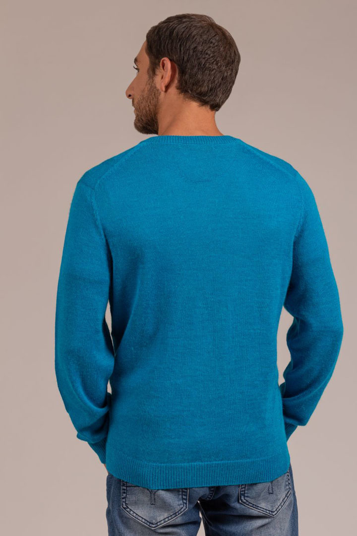 RAY SWEATER BABY ALPACA - RIVER BLUE - 2