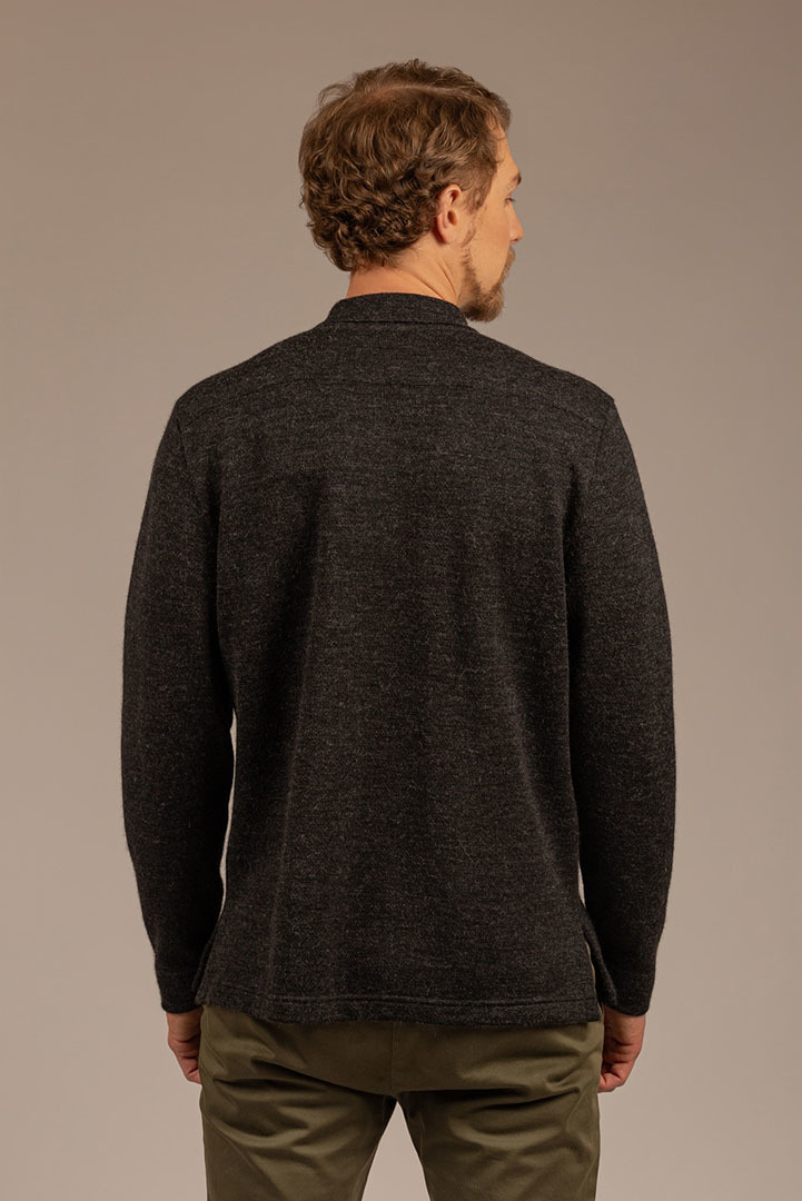 ROMANO CARDIGAN - ANTRACITE - 2