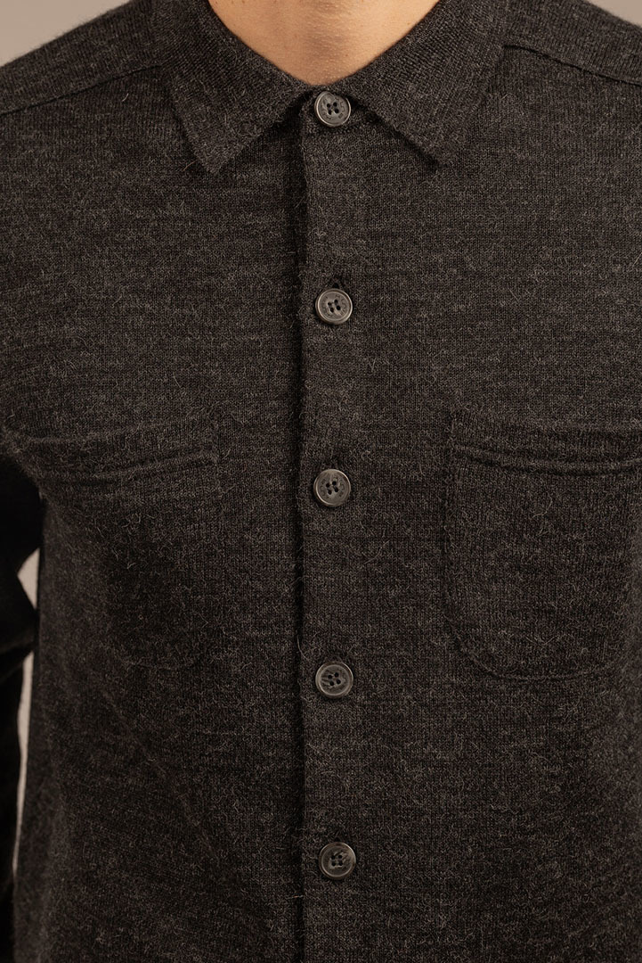 ROMANO CARDIGAN - ANTRACITE - 3