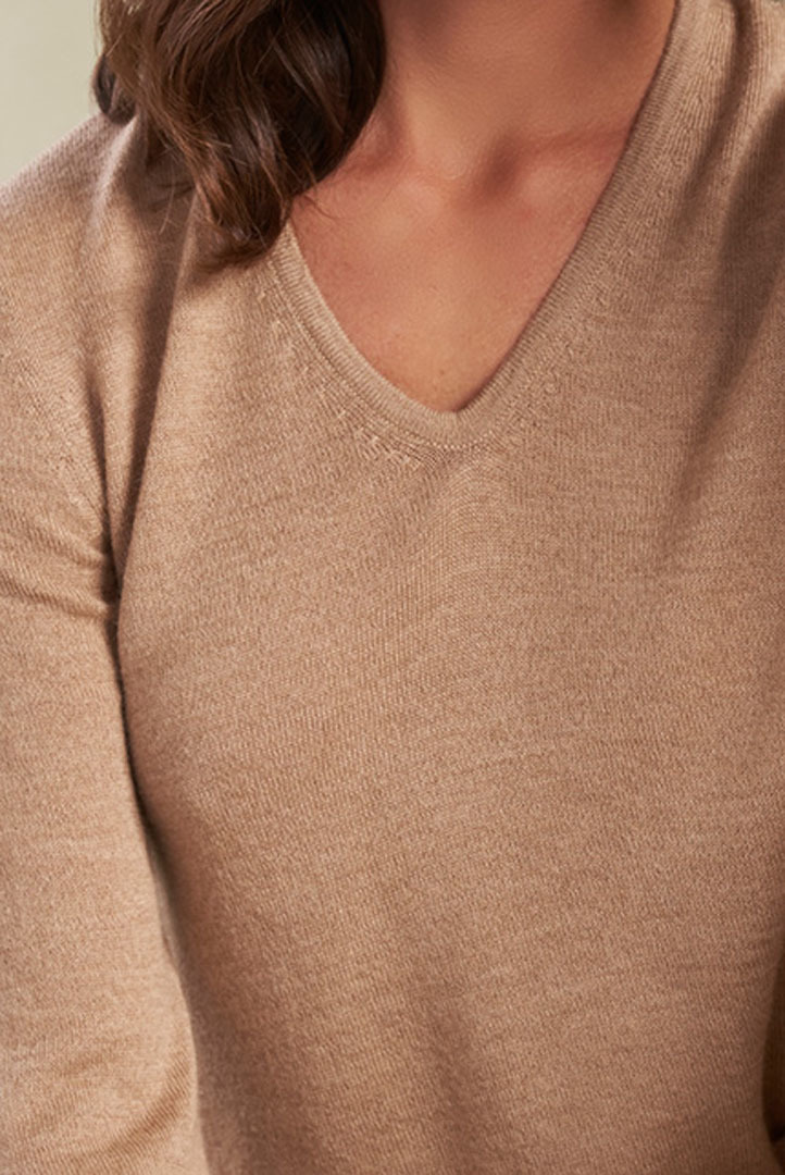 TUDOR SWEATER ROYAL ALPACA - CROISSANT - 3