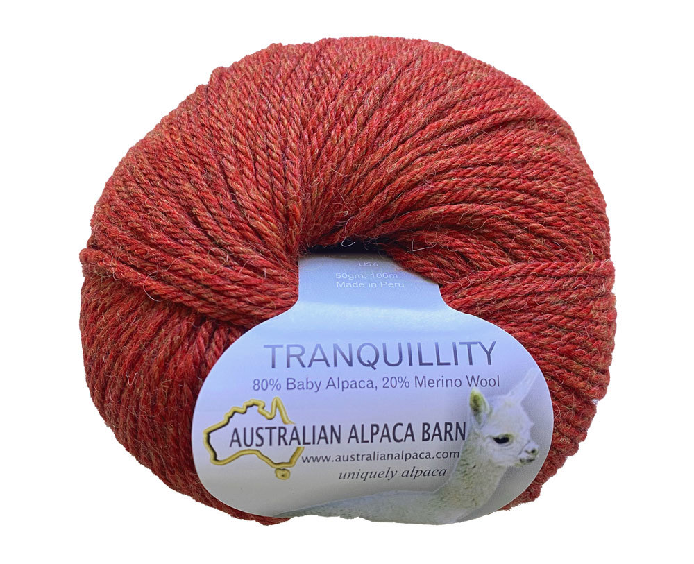 NEW - Tranquility Yarn - Red Melange - 1